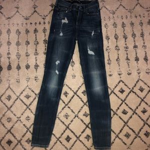 Express high rise jeans